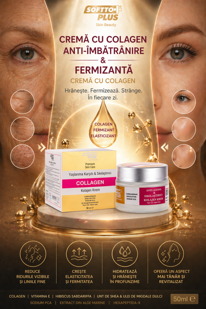 Cremă Anti-Aging și Fermitate Colagen - 50ml