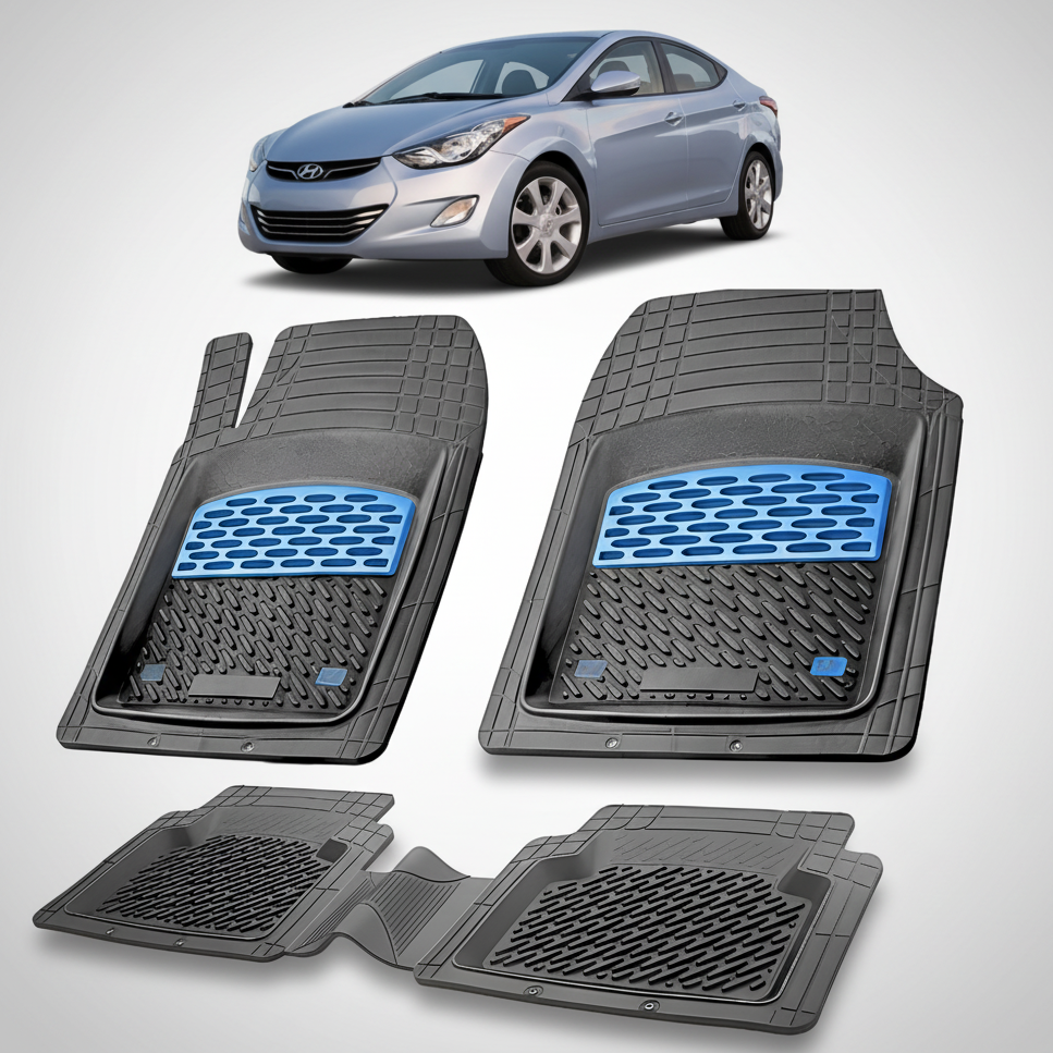 Covorase Auto Cauciuc Compatibile Hyundai Elantra V (MD/UD, 2010–2015)- Blue