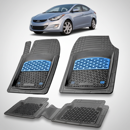 Covorase Auto Cauciuc Compatibile Hyundai Elantra V (MD/UD, 2010–2015)- Blue