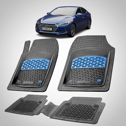 Covorase Auto Cauciuc Tip Tavita Hyundai Elantra VI (2015-2020) - Blue