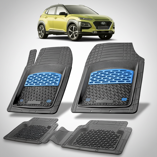 Covorase Hyundai Kona Tavita Cauciuc Compatibile 2017–2020 Blue