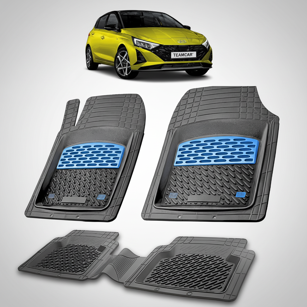 Covorase Auto Hyundai i20 (BC3 / BI3) 2023-  Tavita Cauciuc-Blue