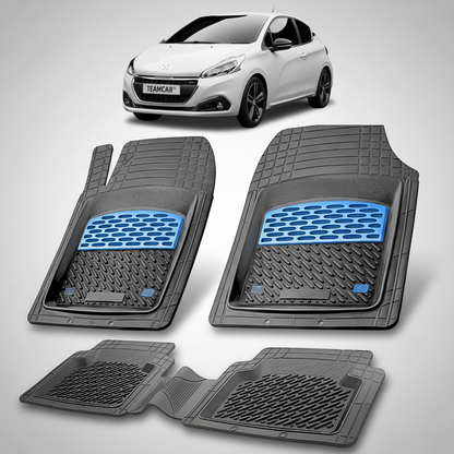 Covorase Auto Tip Tavita Compatibile Peugeot 208 (3 usi,2015-2019) Blue