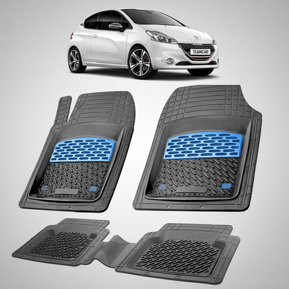 Covorase Auto Tip Tavita Compatibile Peugeot 208 (3 usi,2012-2015) Blue