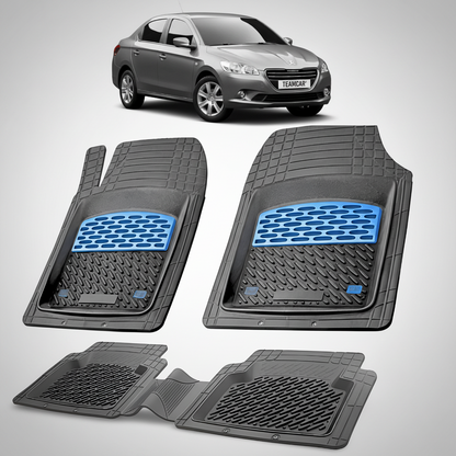 Covorase Auto TeamCar® Tip Tavita Compatibile Peugeot 301 (2012-2016) Blue