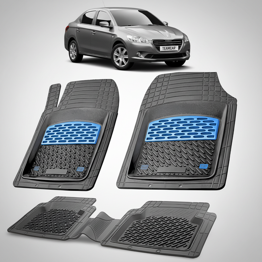 Covorase Auto TeamCar® Tip Tavita Compatibile Peugeot 301 (2012-2016) Blue