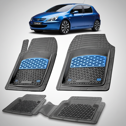 Covorase Auto Tip Tavita Compatibile Peugeot 307 Hatchback 5 usi 2001-2005 Blue