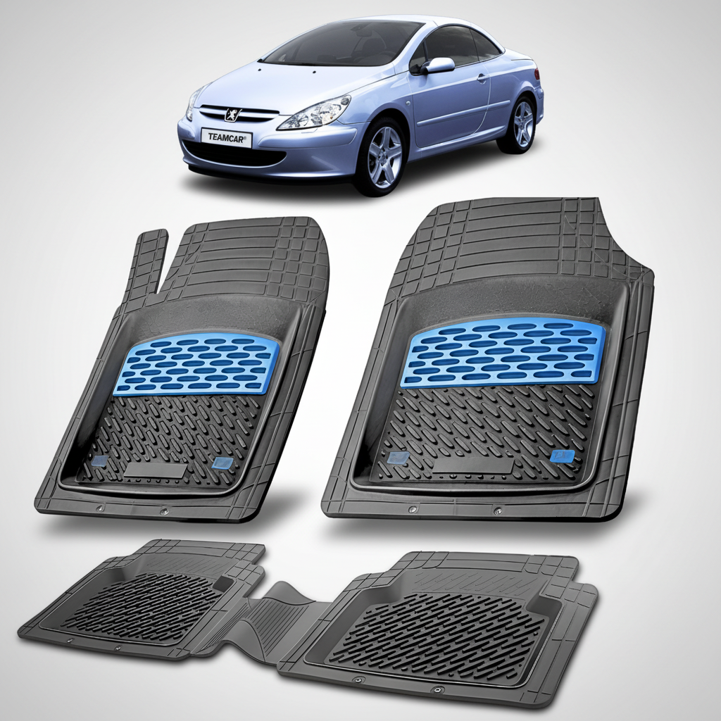 Covorase Auto Tip Tavita Compatibile Peugeot 307 CC 2003-2005 Blue