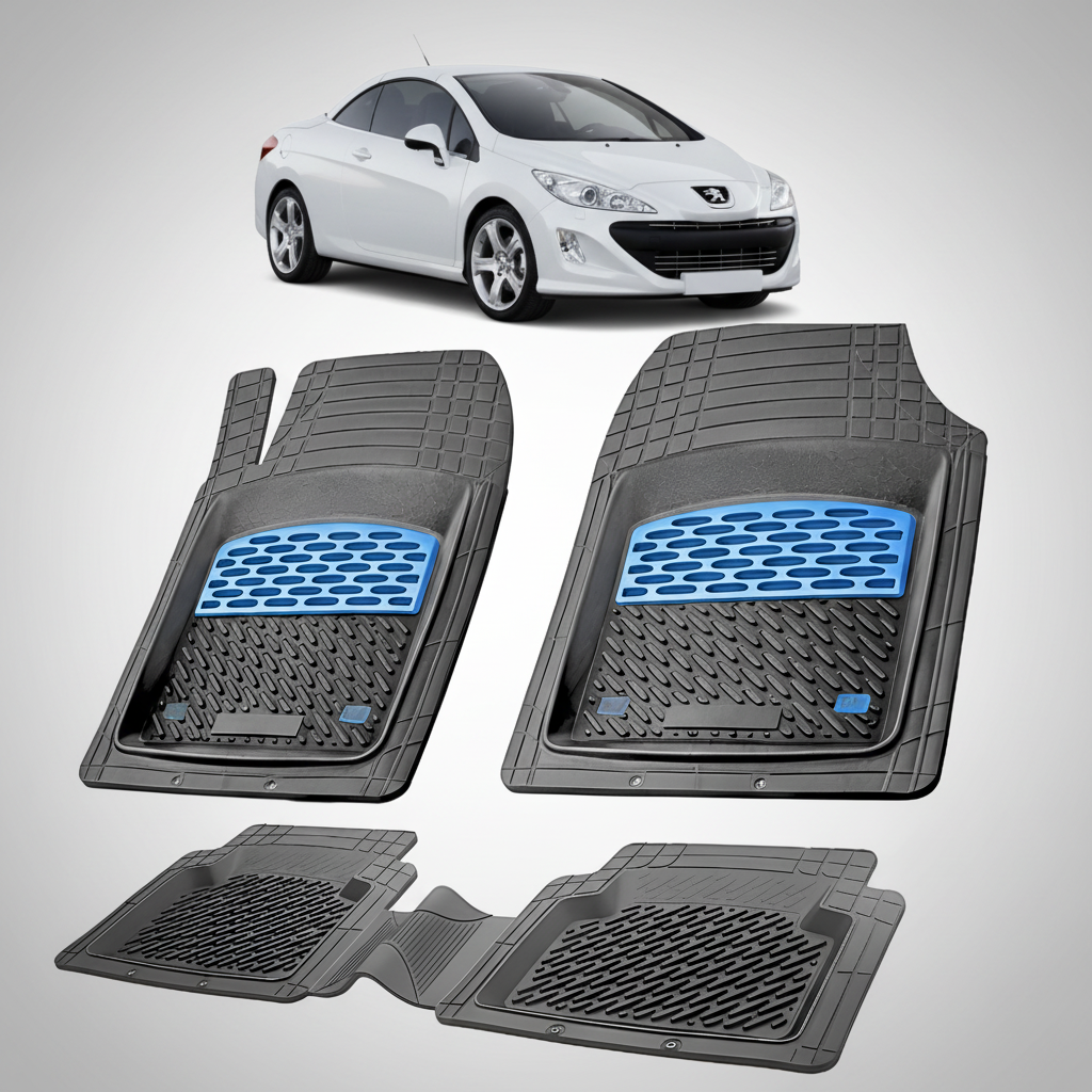 Covorase Auto Tip Tavita Compatibile Peugeot 308 CC (2007-2011) Blue