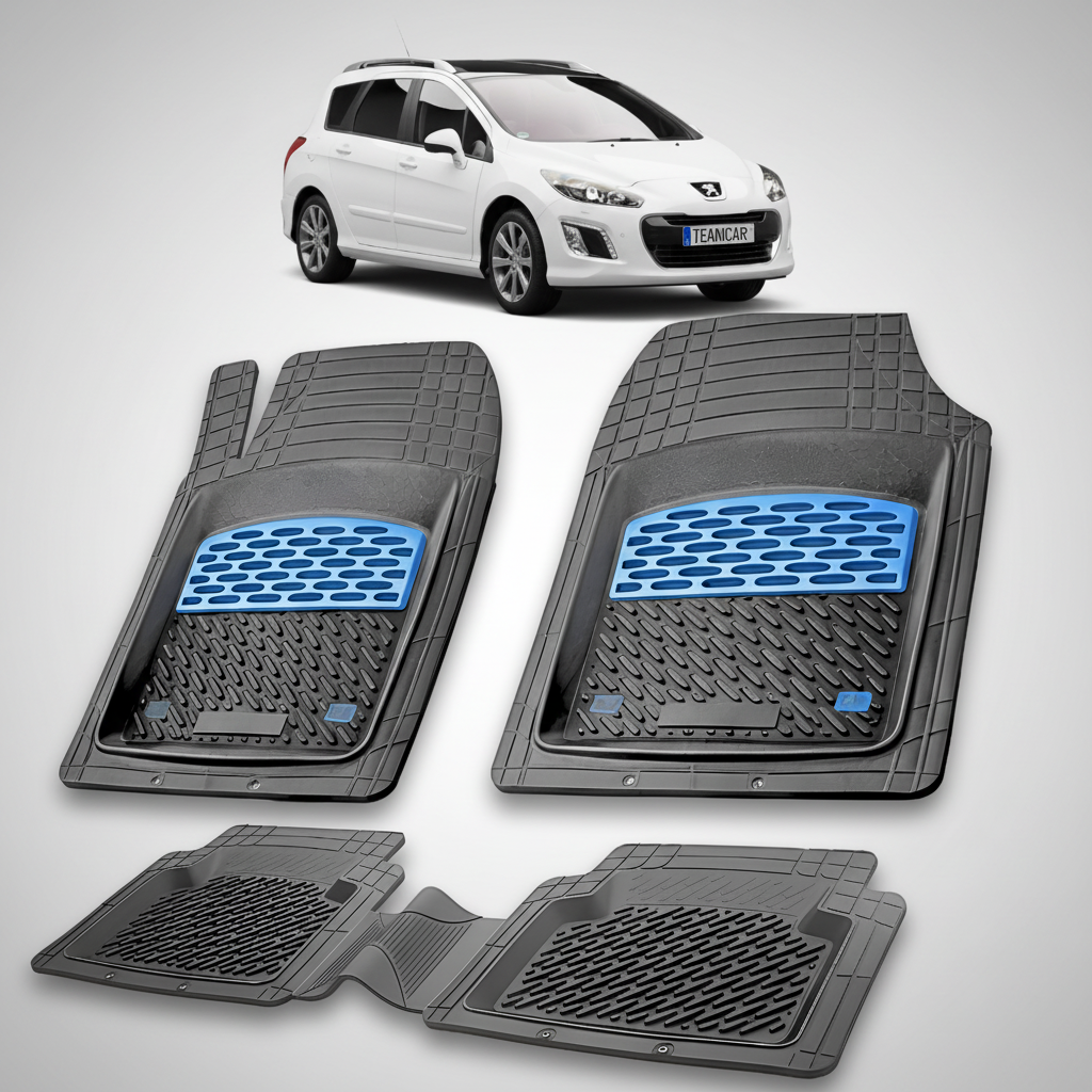Covorase Auto Tip Tavita Compatibile Peugeot 308 SW FL (2011-2013) Blue