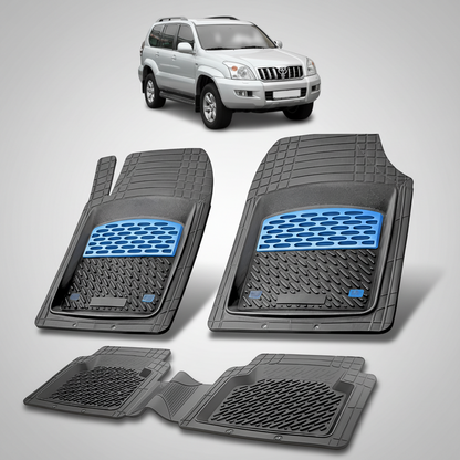Covorase Auto Tavita Cauciuc Compatibile Toyota Land Cruiser J120 (2002-2009) Blue