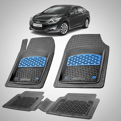 Covorase Hyundai i40 2011–2015 - Cauciuc Tip Tavita -Blue