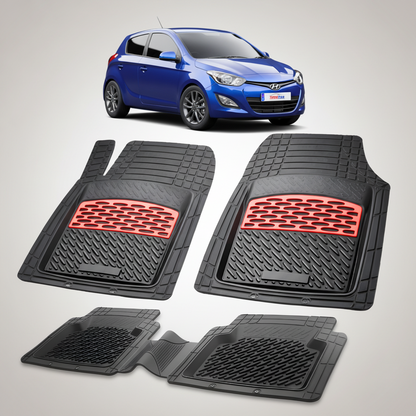 Covorase Auto Hyundai iGen i20 2012-2014 - Tavita Cauciuc-Red