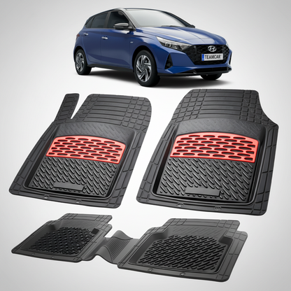 Covorase Auto Hyundai i20 2020-2023 - Tavita Cauciuc-Red