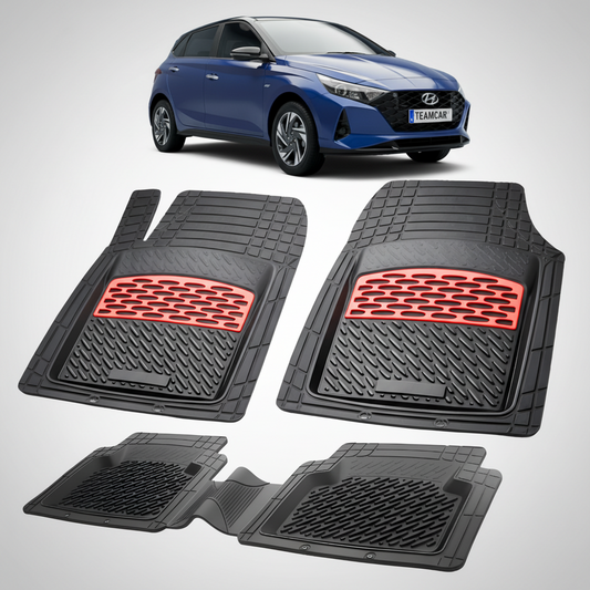 Covorase Auto Hyundai i20 2020-2023 - Tavita Cauciuc-Red