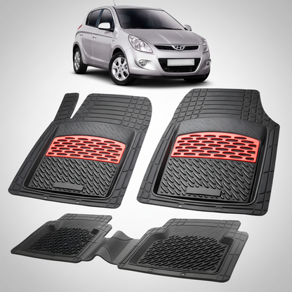 Covorase Auto Hyundai i20 2008-2012 - Tavita Cauciuc-Red