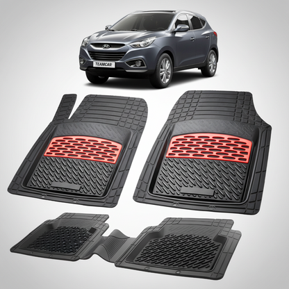 Covorase Hyundai ix35 2009–2013 Tavita cauciuc-Red