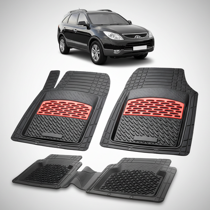 Covorase Hyundai ix55 2009–2012 Tavita din cauciuc-Red