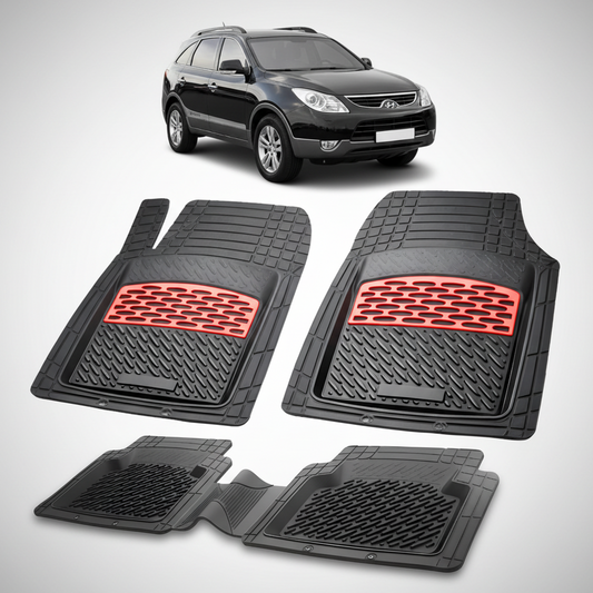 Covorase Hyundai ix55 2009–2012 Tavita din cauciuc-Red