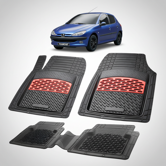 Covorase Tavita Compatibile Peugeot 206 Hatchback (5 usi-1998-2003) Red
