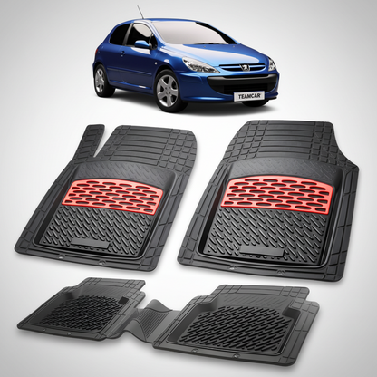 Covorase Auto Tip Tavita Compatibile Peugeot 307 Hatchback 3 usi 2001-2005 Red
