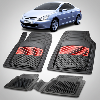 Covorase Auto Tip Tavita Compatibile Peugeot 307 CC 2003-2005 Red