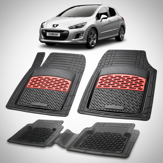 Covorase Auto Tip Tavita Compatibile Peugeot 308 FL (2011-2013) Red