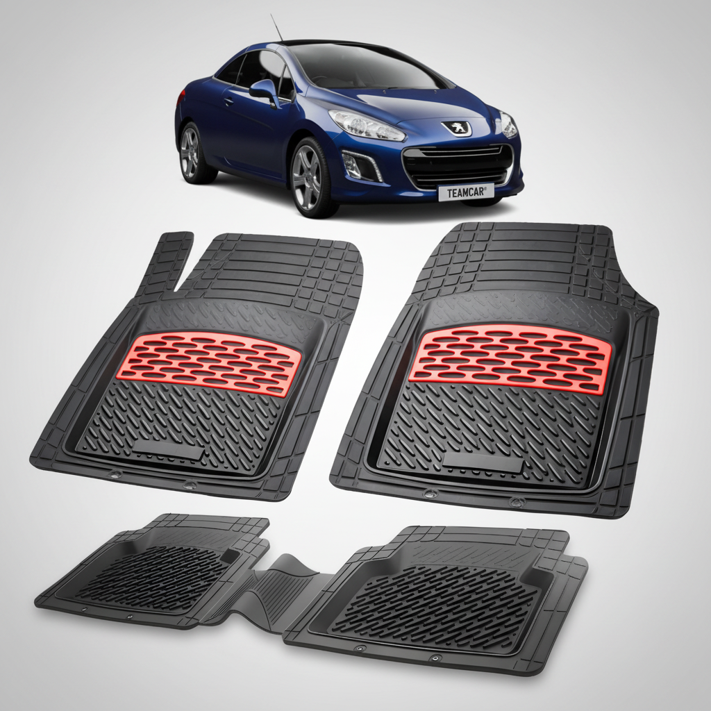 Covorase Auto Tip Tavita Compatibile Peugeot 308 CC (2011-2013) Red