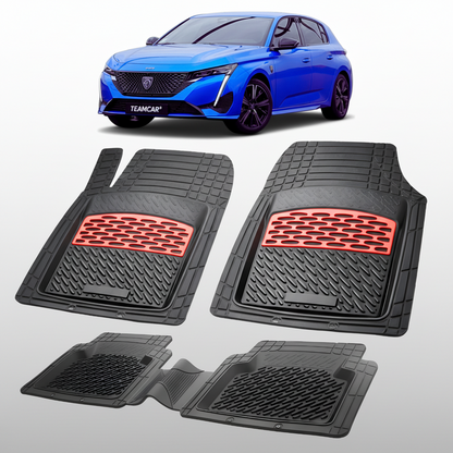 Covorase Auto Tip Tavita Compatibile Peugeot 308 III (P5: 2021–2025) Red