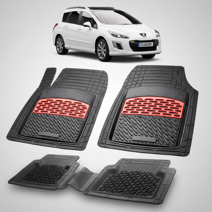 Covorase Auto Tip Tavita Compatibile Peugeot 308 SW FL (2011-2013) Red