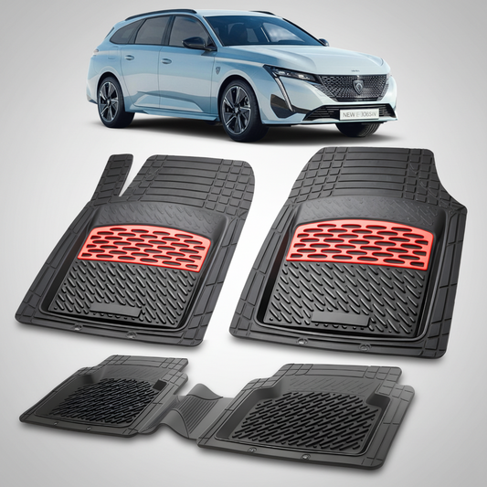 Covorase Auto Tip Tavita Compatibile Peugeot e-308 SW (MY23-25) - Red