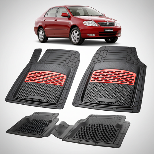Covorase Auto Tavita Compatibile Toyota Corolla E12 Berlina (2001-2007) Red