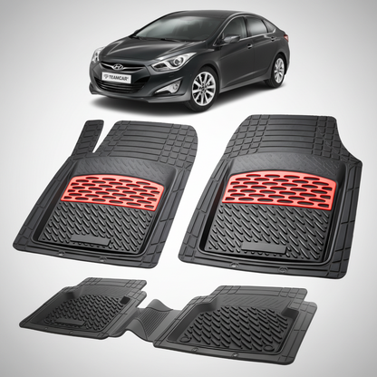 Covorase Hyundai i40 2011–2015 - Cauciuc Tip Tavita -Red