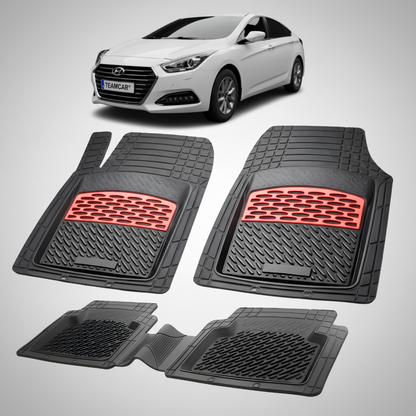 Covorase Hyundai i40 2015–2018 - Cauciuc Tip Tavita -Red