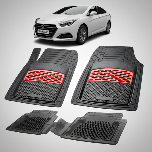Covorase Hyundai i40 2015–2018 - Cauciuc Tip Tavita -Red