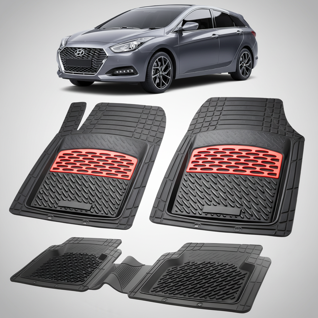Covorase Hyundai i40 FL Wagon 2018 – 2019 - Tavita cauciuc - Red