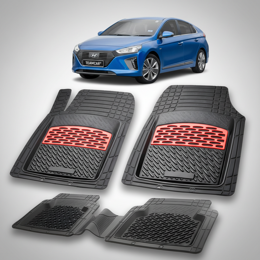 Covorase Hyundai Ioniq 2016–2019 Tavita cauciuc-Red