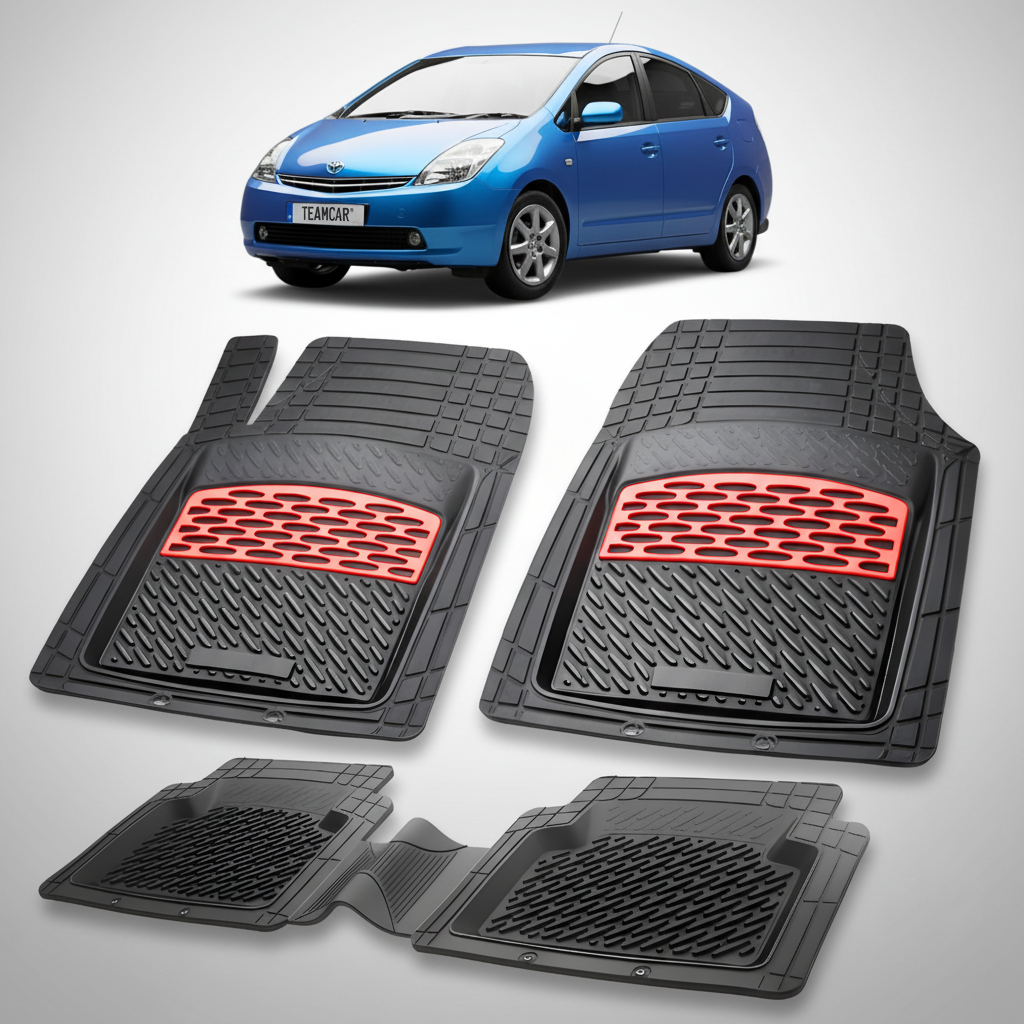 Covorase Auto Tip Tavita Compatibile Toyota Prius II (2003-2009) Red