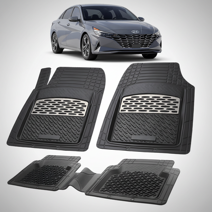 Covorase Auto Cauciuc Compatibile Hyundai Elantra VII (2020-2024) -Silver