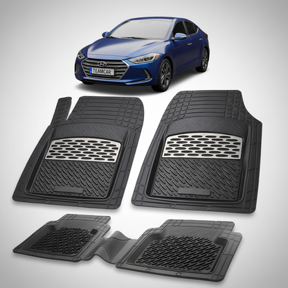 Covorase Auto Cauciuc Tip Tavita Hyundai Elantra VI (2015-2020) - Silver