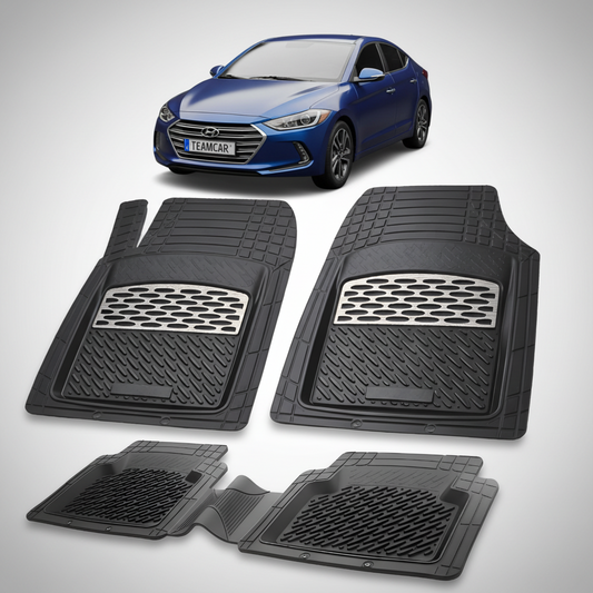 Covorase Auto Cauciuc Tip Tavita Hyundai Elantra VI (2015-2020) - Silver