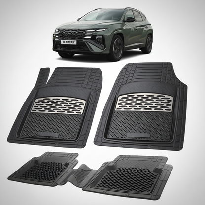 Covorase Auto Tavita Cauciuc Compatibile Hyundai Tucson III (2020-2024) - Silver