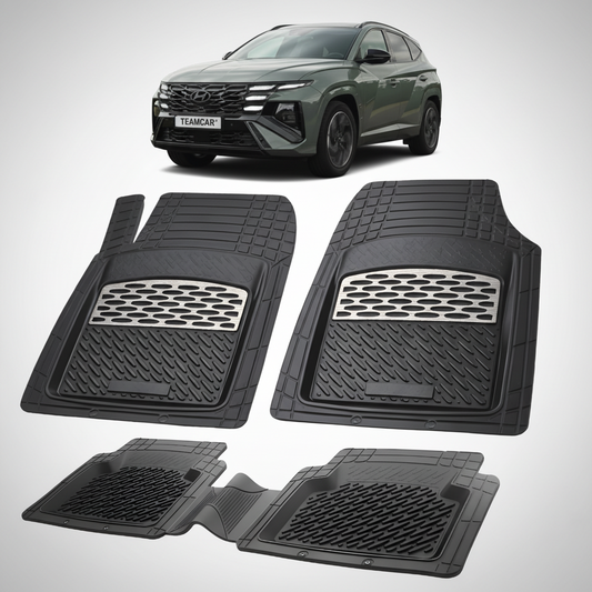 Covorase Auto Tavita Cauciuc Compatibile Hyundai Tucson III (2020-2024) - Silver