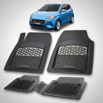 Covorase Auto Hyundai i10 2019-2023 - Tavita Cauciuc-Silver
