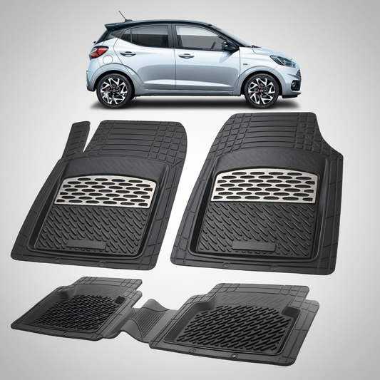 Covorase Auto Hyundai i10 2023-2026 - Tavita Cauciuc-Silver