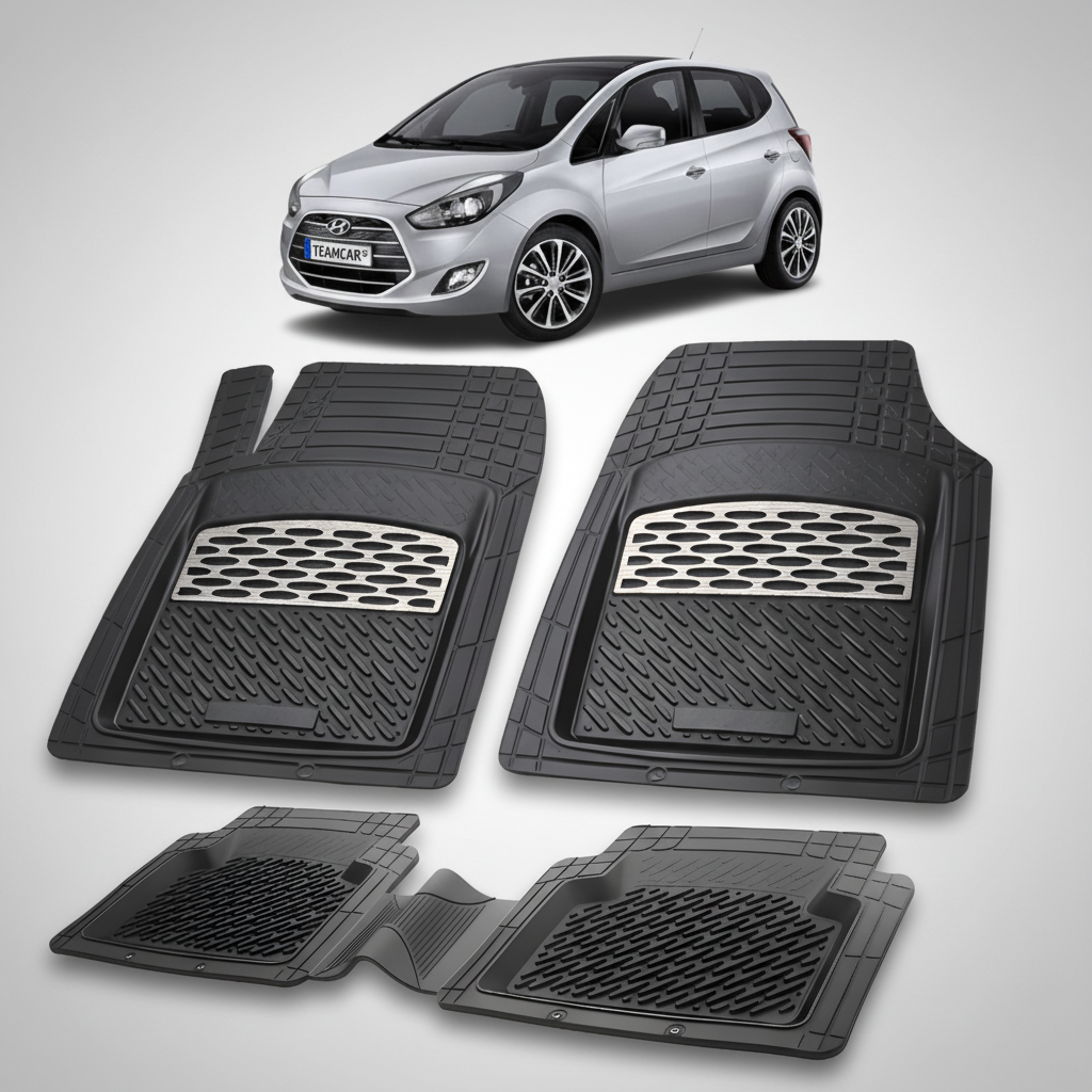 Covorase Hyundai ix20 2010–2015 Tavita cauciuc-Silver
