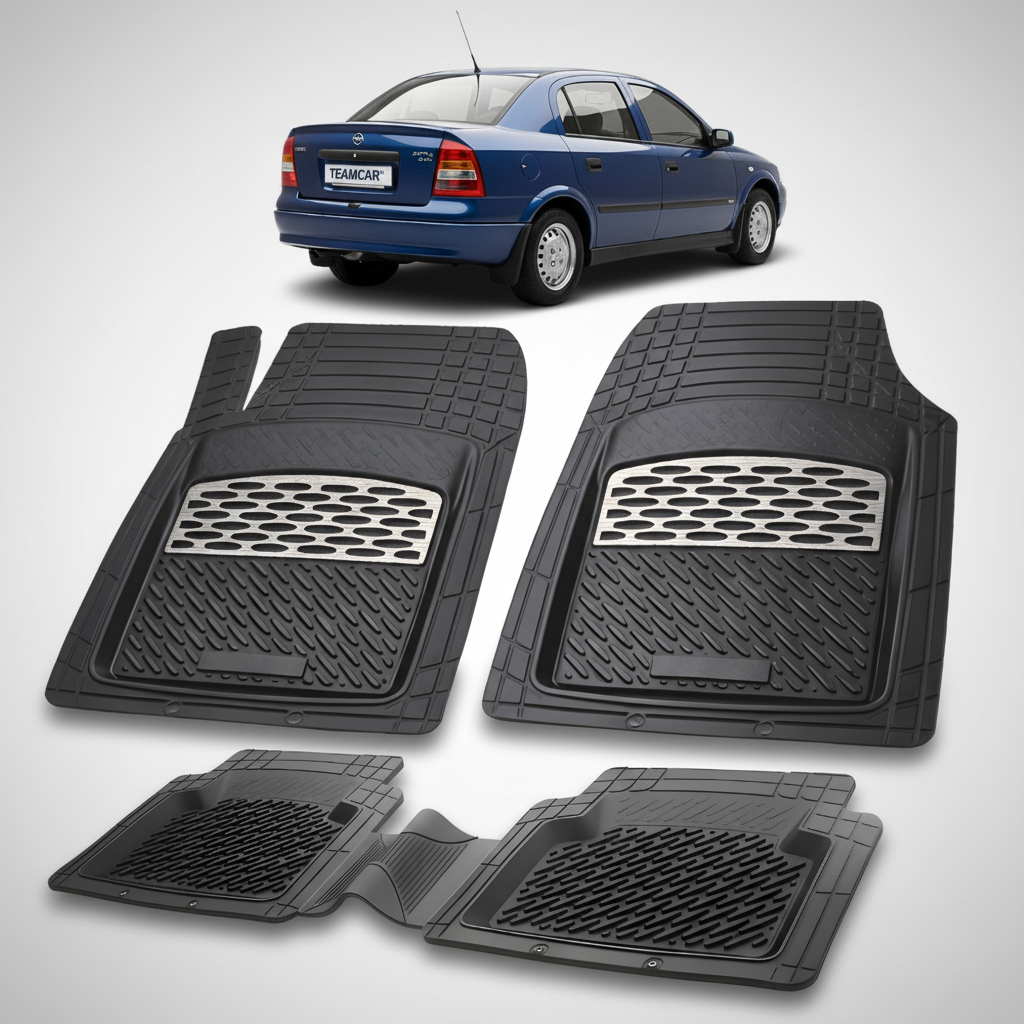 Covorase Auto Tip Tavita Compatibile Opel Astra G (1998–2009)-Silver- Sedan