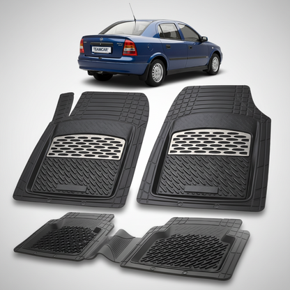 Covorase Auto Tip Tavita Compatibile Opel Astra G (1998–2009)-Silver- Sedan