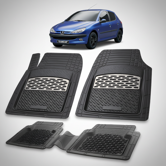 Covorase Tavita Compatibile Peugeot 206 Hatchback (5 usi-1998-2003) Silver