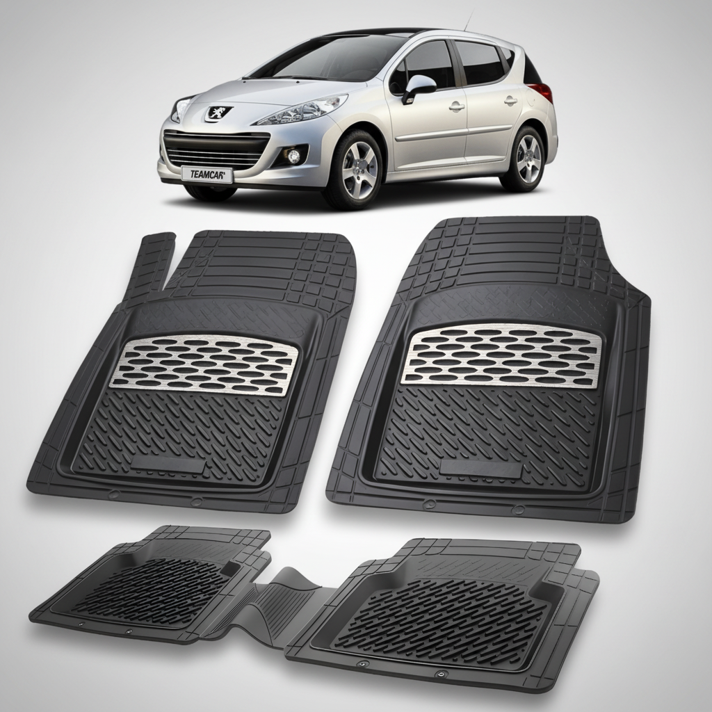 Covorase Tip Tavita Compatibile Peugeot 207 SW (2009-2012)-Silver